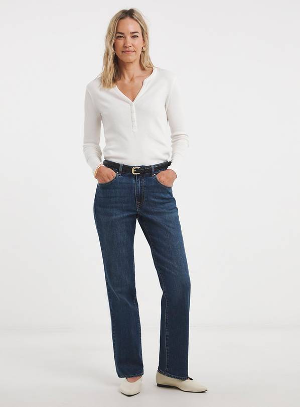 JD WILLIAMS Authentic Relaxed Straight Leg Jean 32